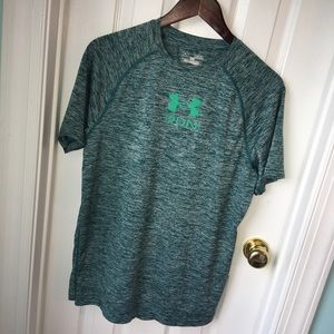 Under Armour “run” logo running athletic shirt top
